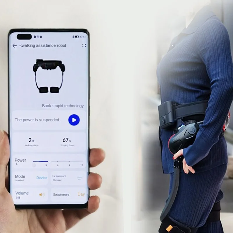 Exosquelette Robot marche guêtre formation Exosquelette jambe guêtre formation Exosquelette aide Robot