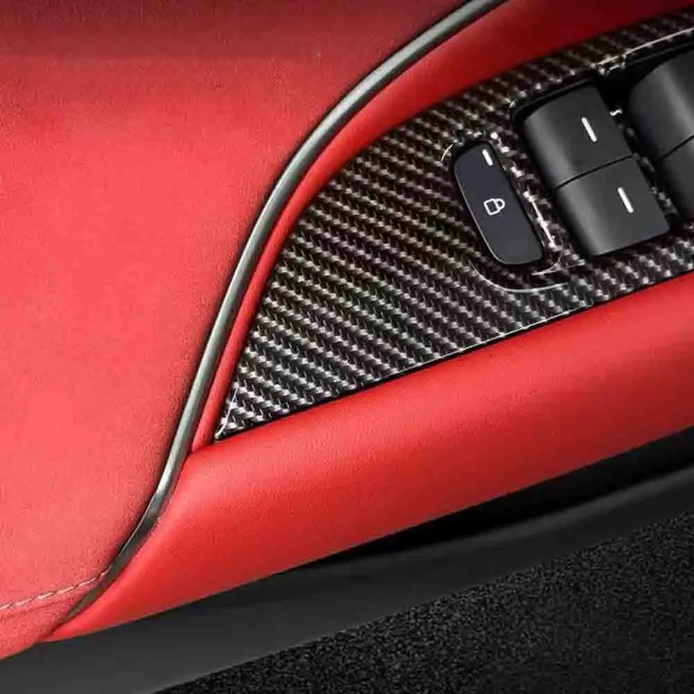 Fit For Xiaomi SU7 2025 2026 Glass Lift Switch Panel Protection Sticker Door Armrest Sticker Interior Decoration Modification