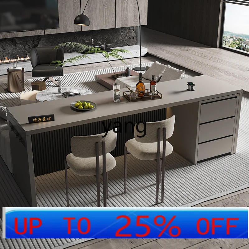 

LMMRock Board Light Luxury Living Room Home Sofa Partition Dining Table