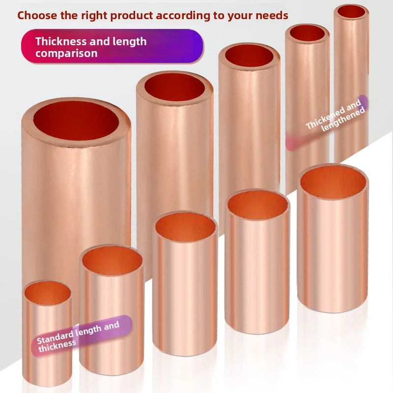 Pure Copper GT Crimp Sleeve, Quick Wire Splice & Parallel Connection Tubing For Electrical Terminals