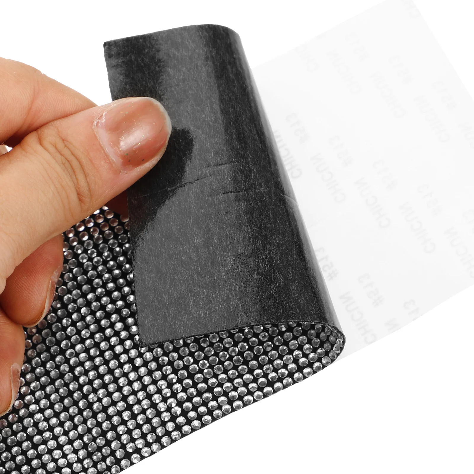 

Car Sill Protector Anti-Scratch Door Sill Guard Bling Rhinestone Decorative Accessory for Vehicle Protection Car Door Step Cover