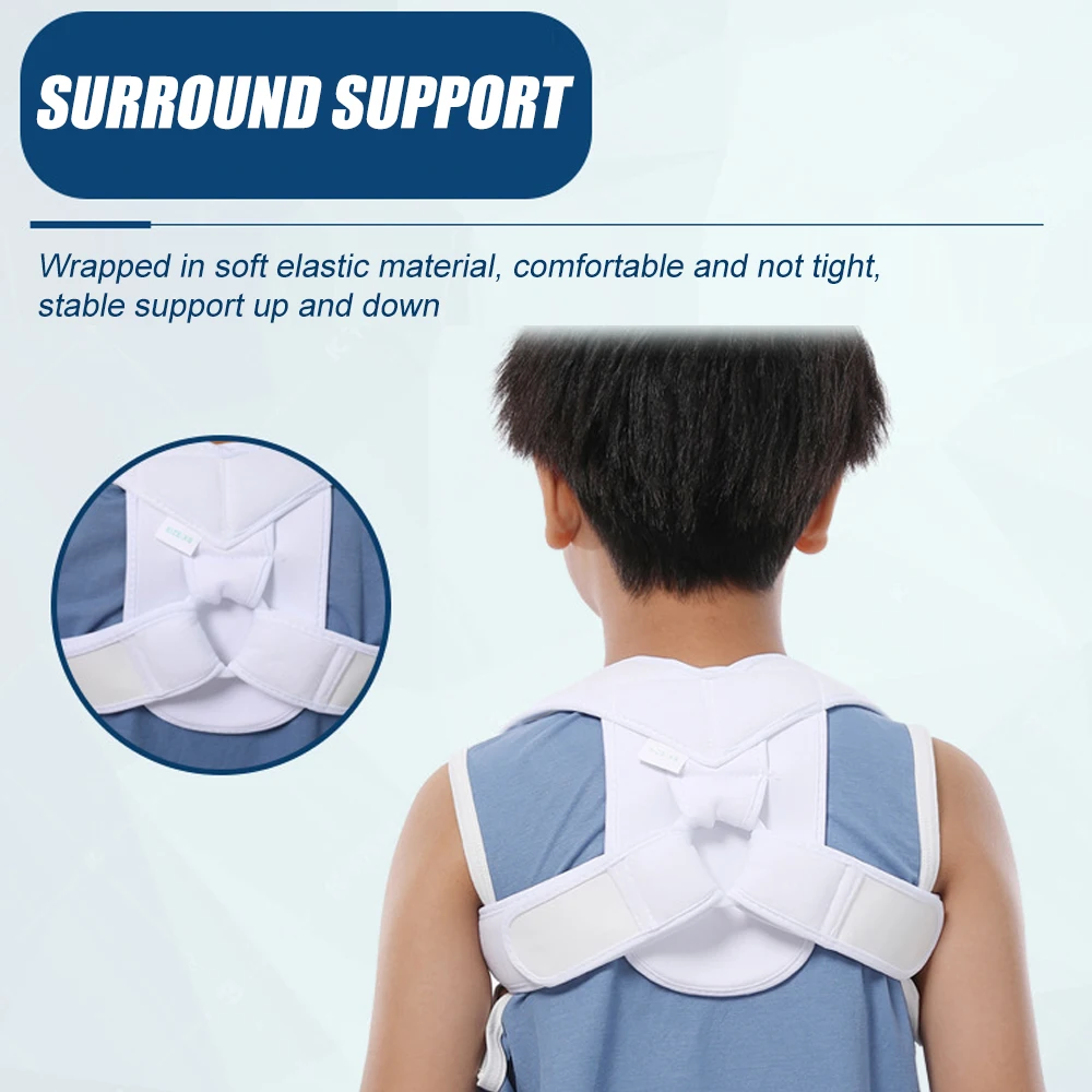 1Pcs Clavicle Brace & Posture Corrector for Women Men Kids Children -Broken Collarbone Sling for Upper Back Straightening