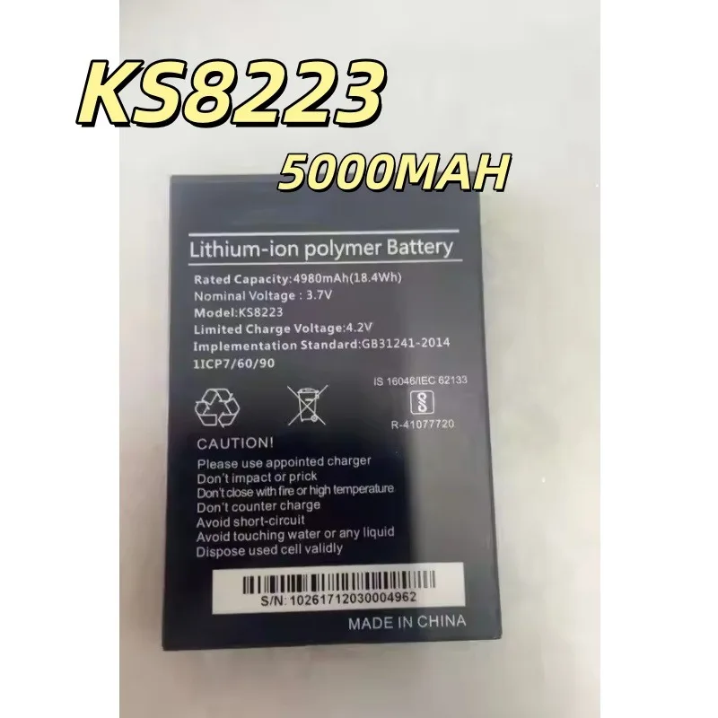 Replacement Battery KS8223 3.7V 5000mAh For Handheld POS Intelligent Machine Battery High Quality New
