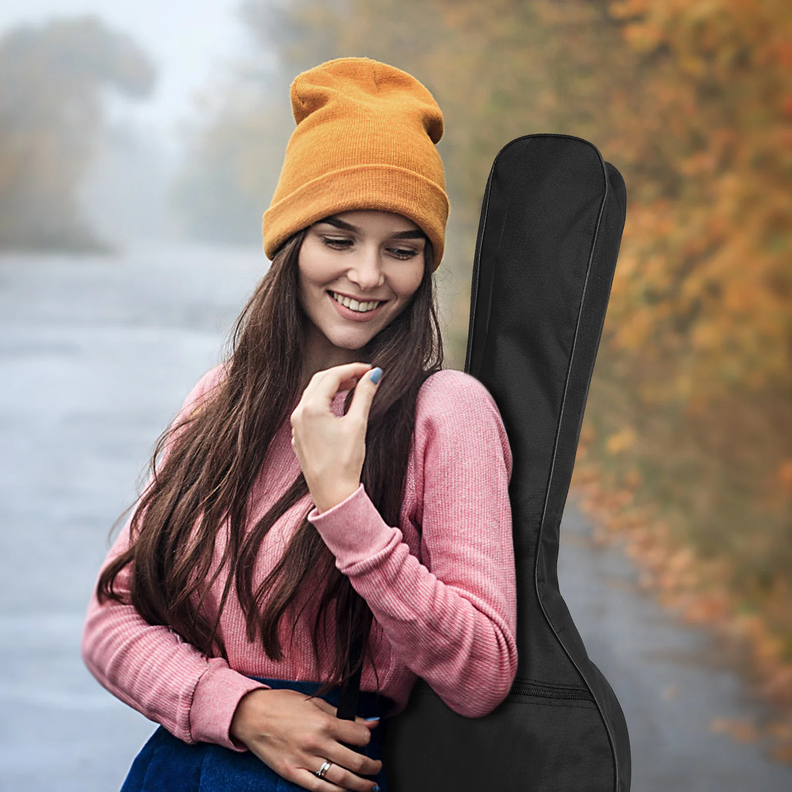 

Mandolin Shoulder Bag Waterproof Breathable Wear-Resistant Thickened Backpack Storage Pouch Mandolin Carry Bag