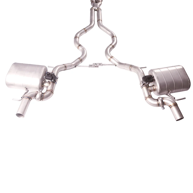 Adatto per silenziatore di scarico Catback Range Rover 3.0 5.0 2013~2018, sistema di scarico con valvola elettrica con telecomando in acciaio inossidabile