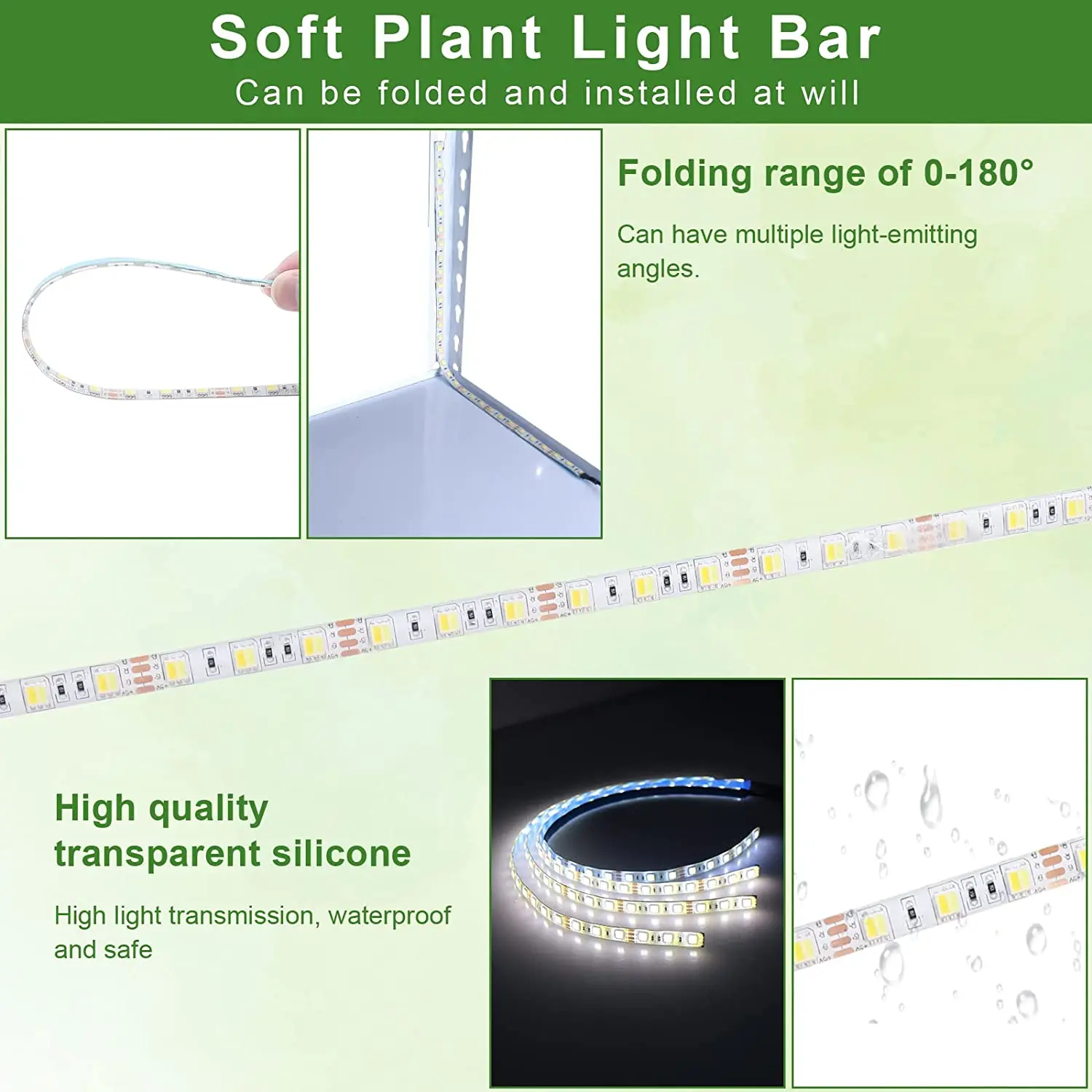 240 LEDs Pflanze wachsen Lichtst reifen LED-Balken Voll spektrum dimmbare Sämling Lampe Timer EU-Stecker für Hydrokultur-Anbaus ystem