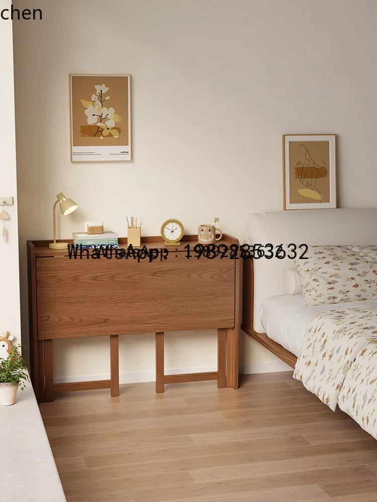 

b2Study Computer Desk Solid Wood Folding Desk Student Home Bedroom Simple Small Apartment Writing