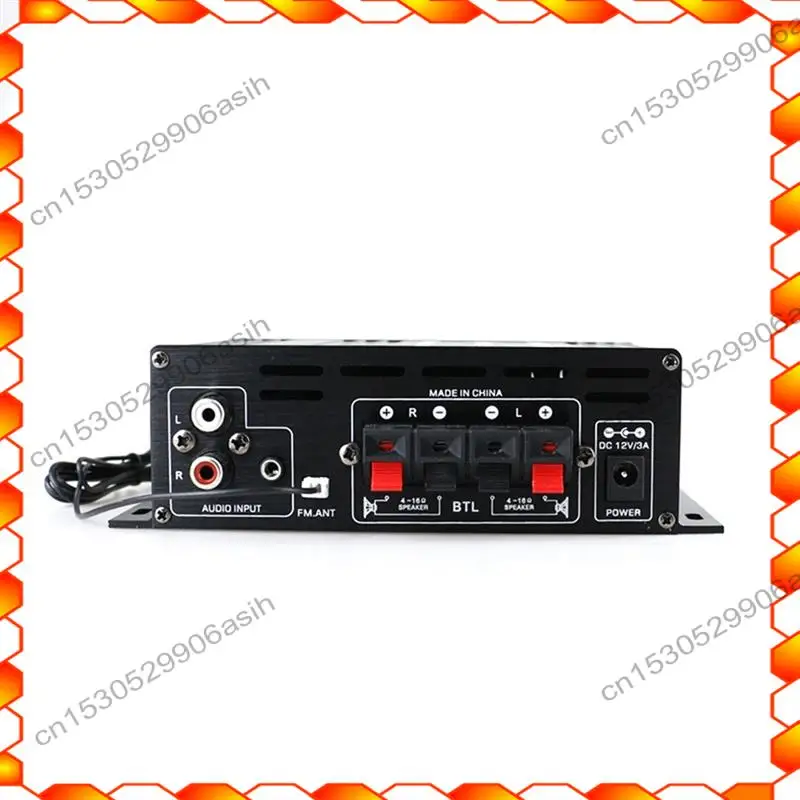 -AT52 Ak380 800 واط 12 فولت مكبر كهربائي بلوتوث ستيريو المنزل سيارة باس الصوت أمبير مشغل موسيقى مكبر صوت للسيارة فئة D FM USB/SD استبدال