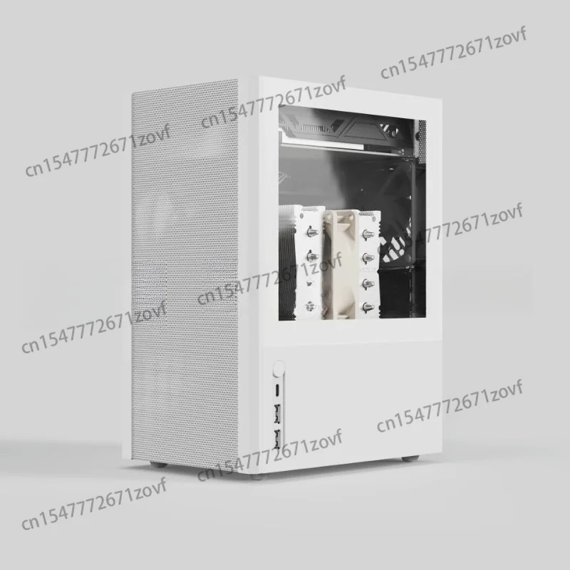 Mesh white SFX desktop plug-in chassis [Rider R2] ITX aluminum alloy CNC tower air-cooled portable