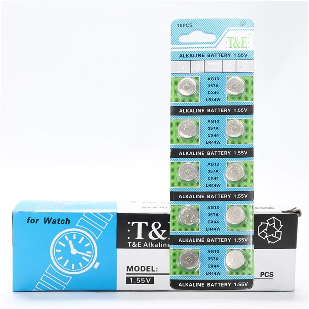2PCS-50PCS 1.55V AG13 LR44 L1154 RW82 SR1154 SP76 Pila SR44 Button Batteries A76 LR1154 GP7 Cell Coin Watch Toys Remote Battery