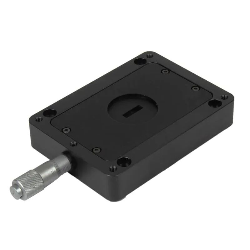 Precision Optical Slit, Continuously Adjustable 0-3mm, Dual Bidirectional Opening, Light Source Alignment Stand LPMAS403