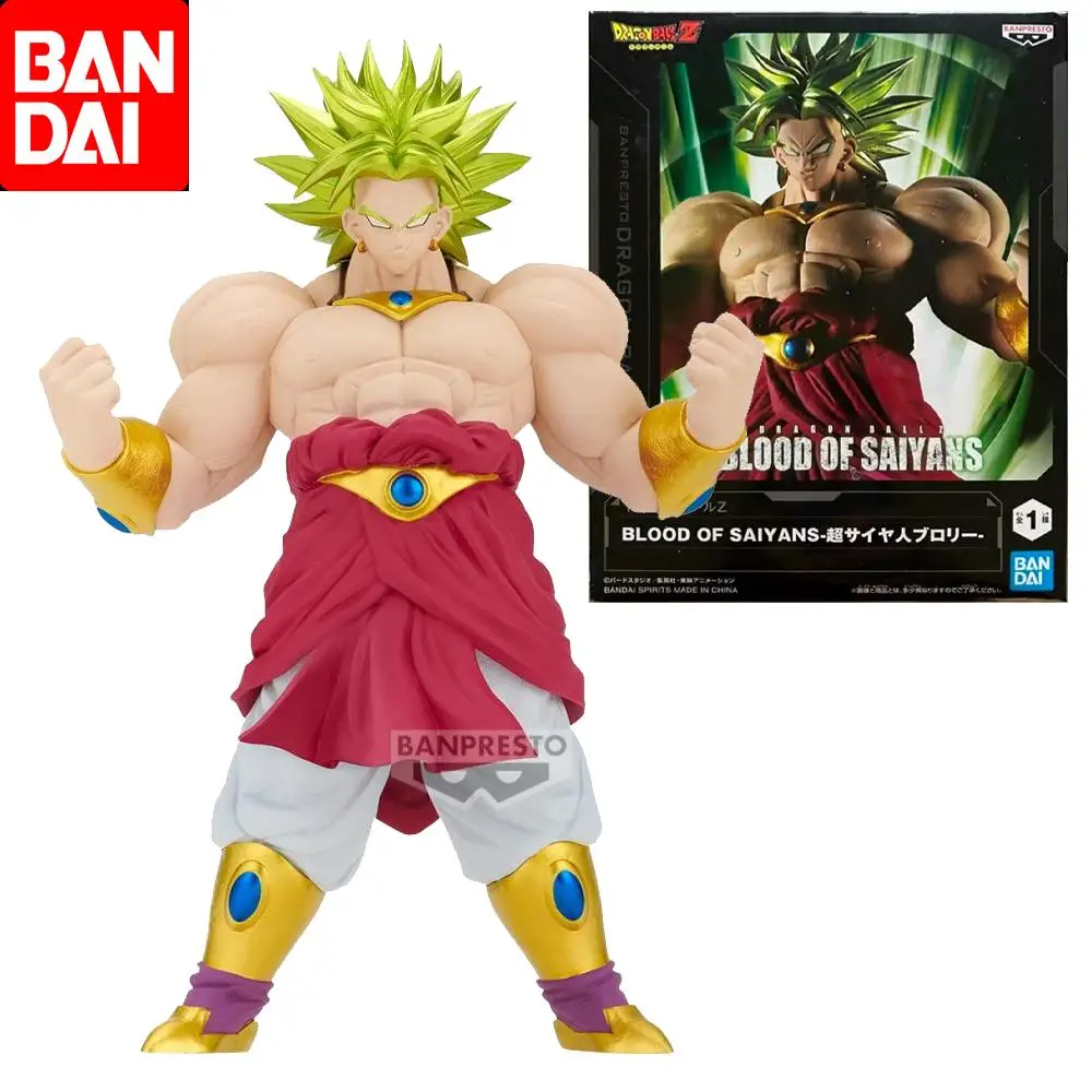 

Bandai Original Dragon Ball Super BLOOD OF SAIYANS Broly Anime Action Figure Toys For Boys Girls Kids Children Birthday Gifts