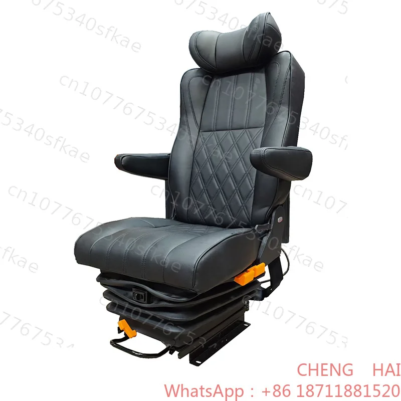 CustomizedHigh Quality Comfortable  Leather Air Suspension Universal Heavy Duty Truck Driver Seat Model L091 in Various Colors