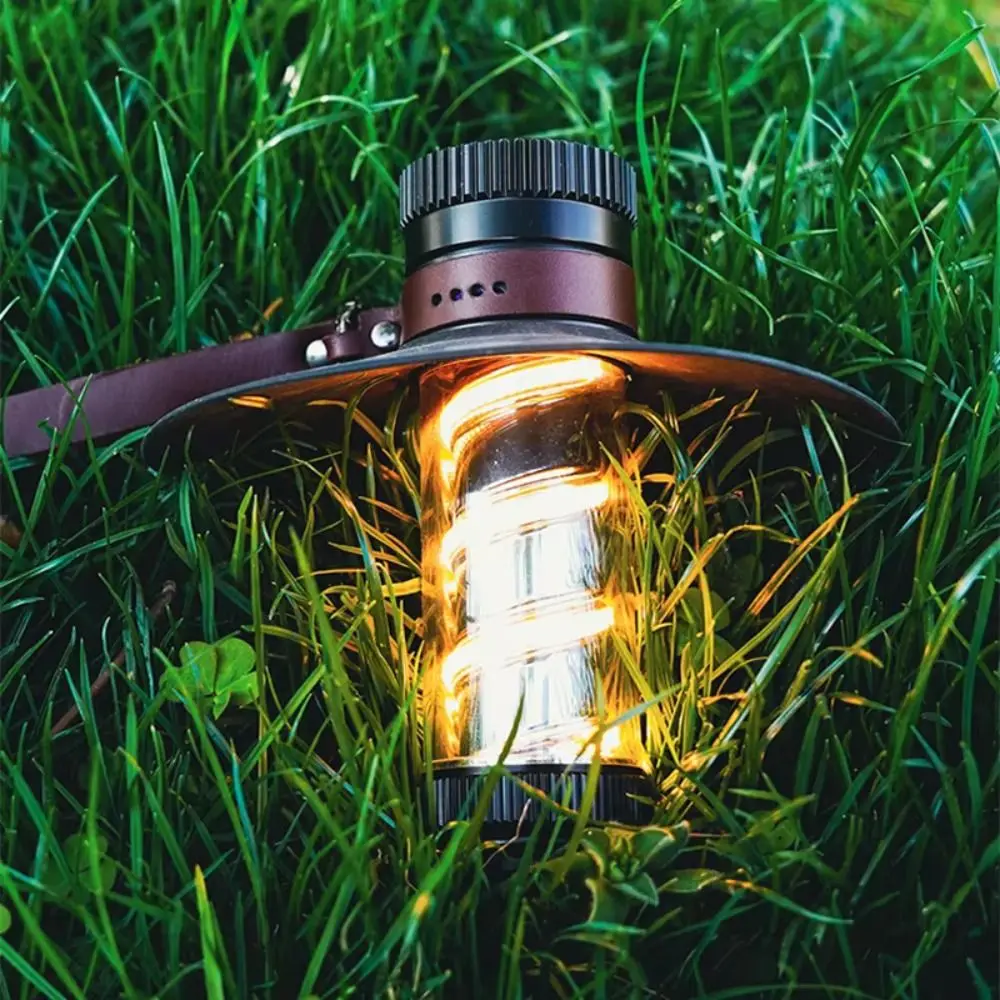 USB قابلة للشحن LED أضواء التخييم مقاوم للماء IP4X تصنيف مصباح يدوي محمول ضوء لانهائي التركيز فانوس قابل لإعادة الشحن