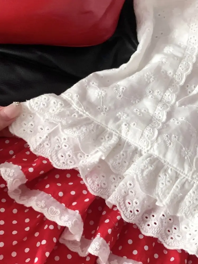 Japanese Sweet 2 Piece Matching Sets Female Y2k Crop Blouse Mini Skirts Retro American Casual Holiday Outfit For Young Ladies image 6