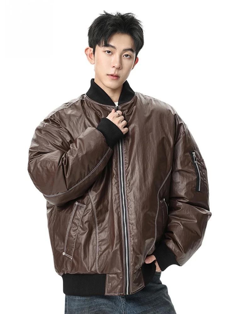 

Мужской бейсбольный воротник Lormen, пуховый Jaet, новинка 2025 года, модная теплая куртка большого размера 90, белая зимняя одежда Du down