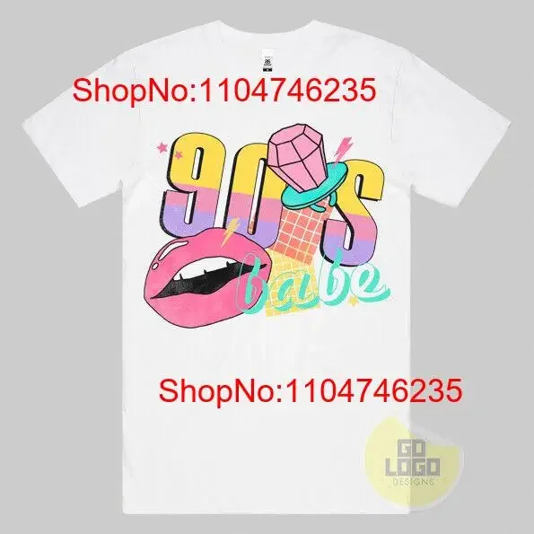 

Крутая футболка 90-х годов BABE в стиле ретро, милая забавная вечеринка, подарок на день рождения, сексуальная винтажная стильная дышащая дизайнерская одежда с графикой