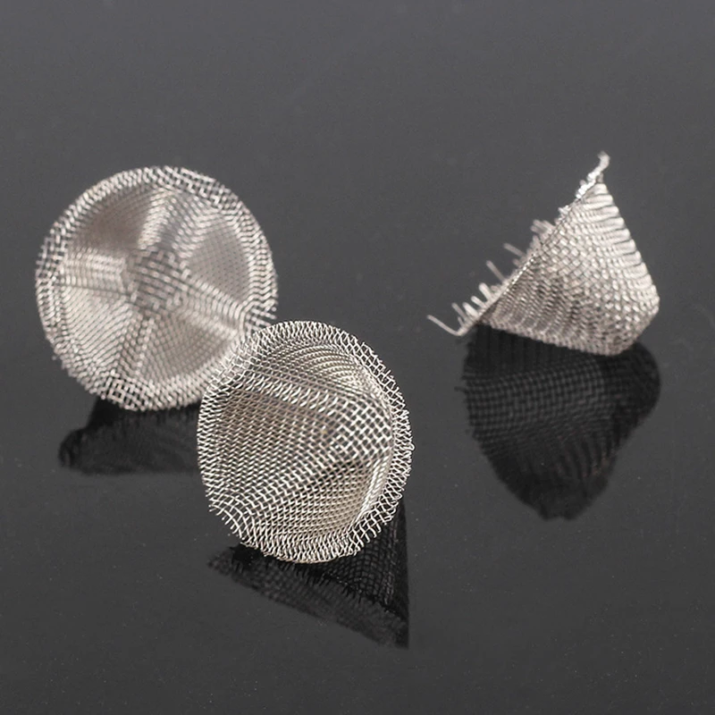 100Pcs Tobacco Smoking Pipe Metal Ball Stainless Steel Filter Screen Pipes Filter Mesh Tobacco Accessories