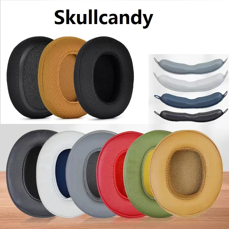 Ear pads For Skullcandy Crusher Wireless,Crusher 3,ANC Venue, EVO,360,HESH 3 Over-Ear Headphones Top Headband