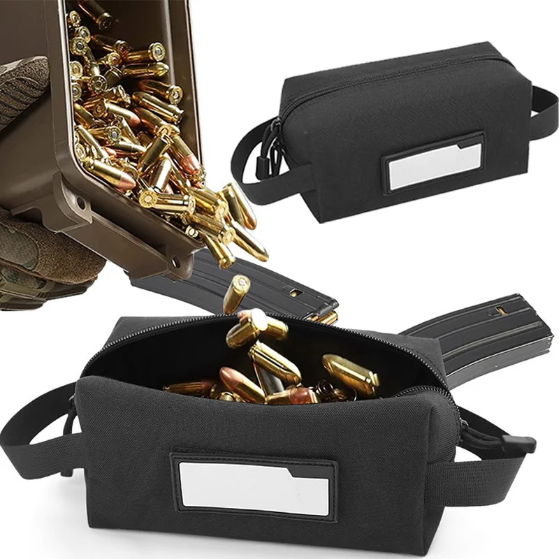 1000D Ammo Bag for Rifle Pistol Bullet Carrying Pouch EDC Tool Storage Handbag Outdoor Hunting Shooting Ammunition Cartridge Box