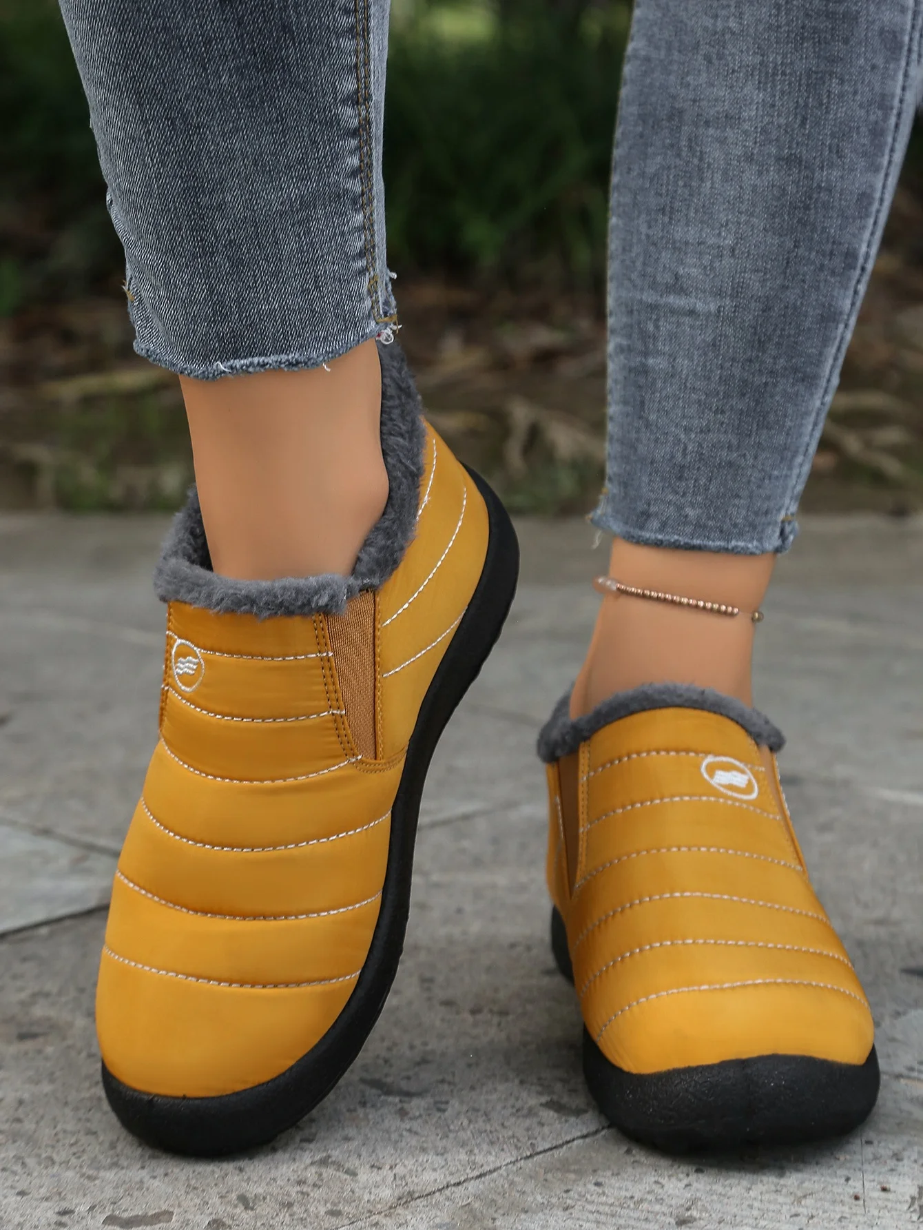 Damen-Winterstiefel 2025: Neue wasserdichte Plüsch-Schneestiefel für Damen – Warmhaltend, im Angebot mit kostenlosem Versand – Detail 14