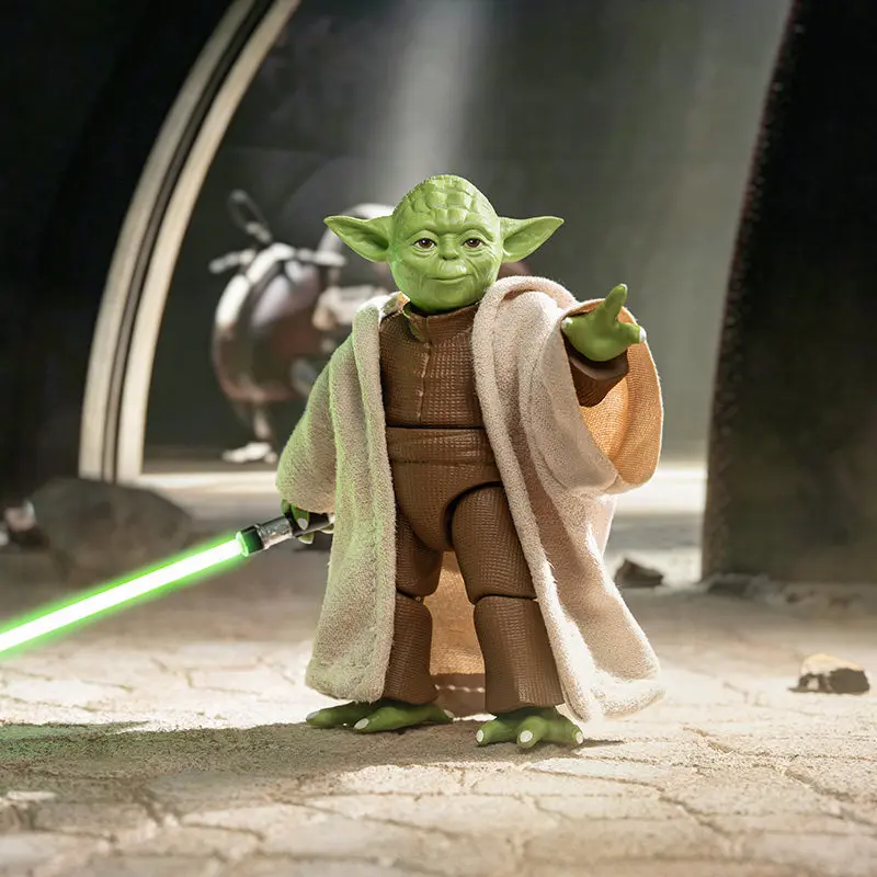 ZDTDS Star Original Yoda Jedi Master Yoda Wars Mandalorian Grogu Yoda 1/10 Joint Mobility Action Figure Toy Model Gift