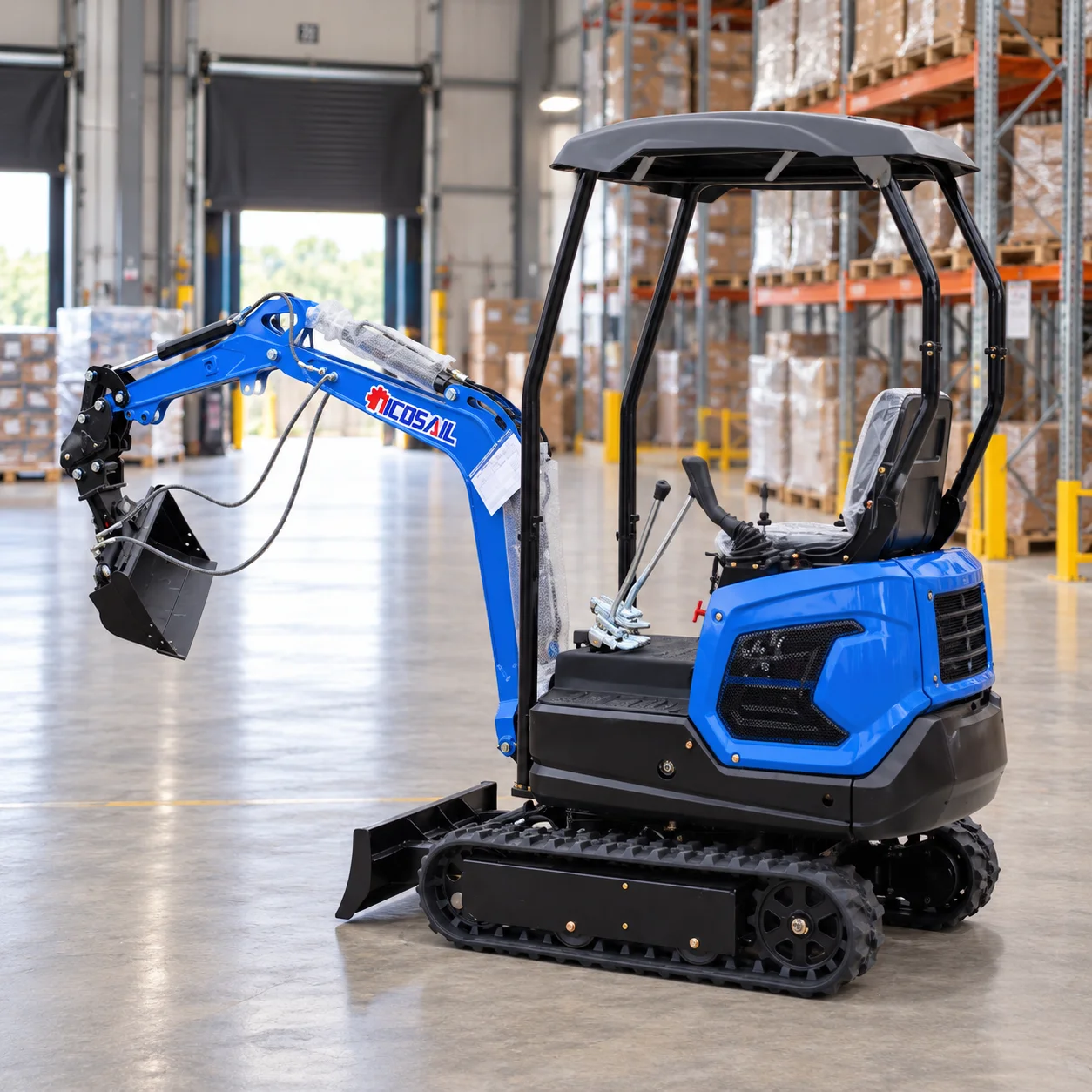 OKW12ECO Mini Excavator 1651mm Dig Depth 1.15T Compact Digger In Stock Poland for Landscaping and Drainage