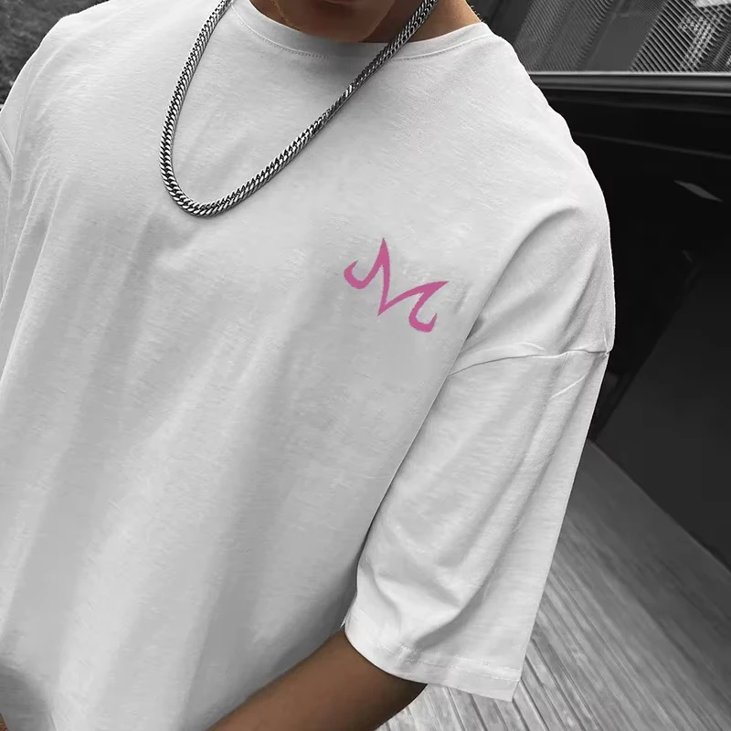 2026 New Dragon Ball Majin Buu Japan Anime Printed T-Shirt Men's and Women's Fashion Breathable T-Shirt Men's Tops