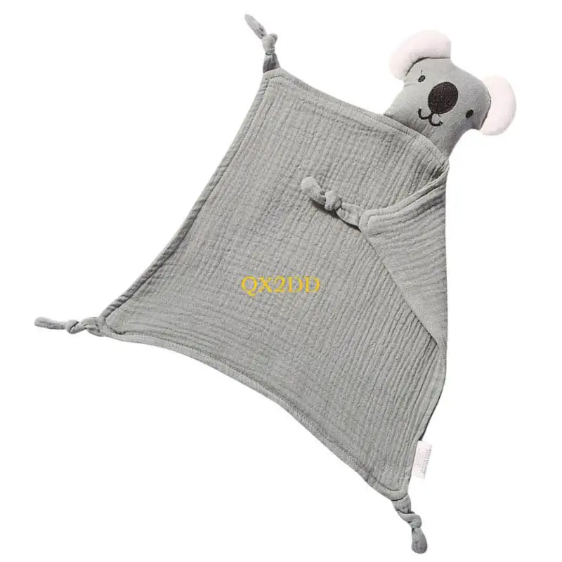 QX2D Soothe Appease Towel Baby Comforters Blanket Cuddle Snuggle Toy Cotton Sleep Toy