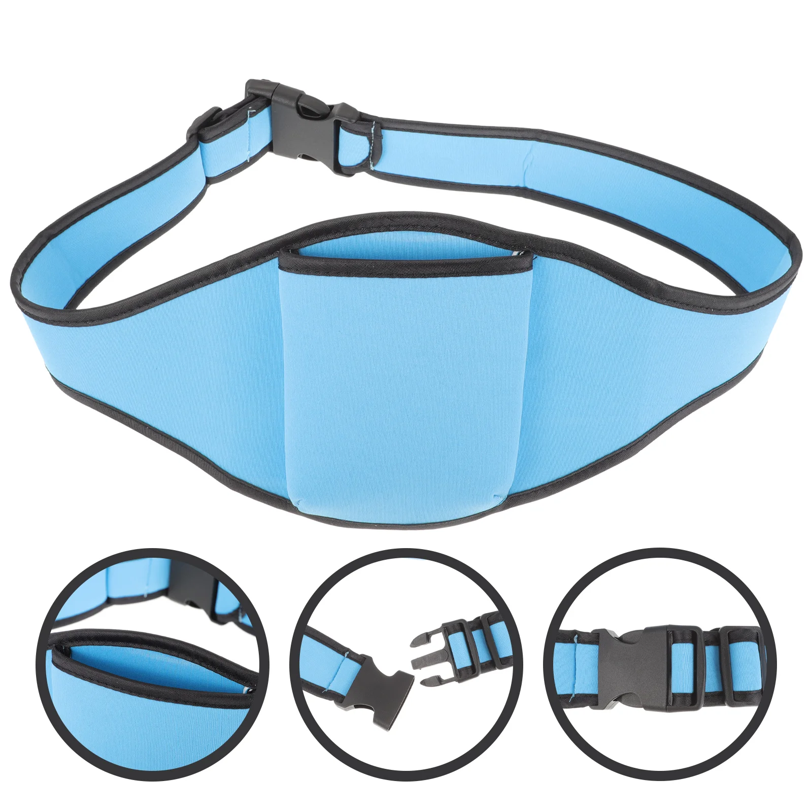 

Portable Microphone Belt Bag Sky- Adjustable Waist Pack Mic Holder Fitness Trainer Pouch Yoga Teacher Guide Speaker Case