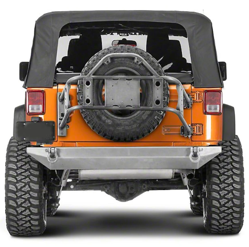 Poison Spyder Rear Body-Mounted Tire Carrier Kit for Jeep Wrangler JK