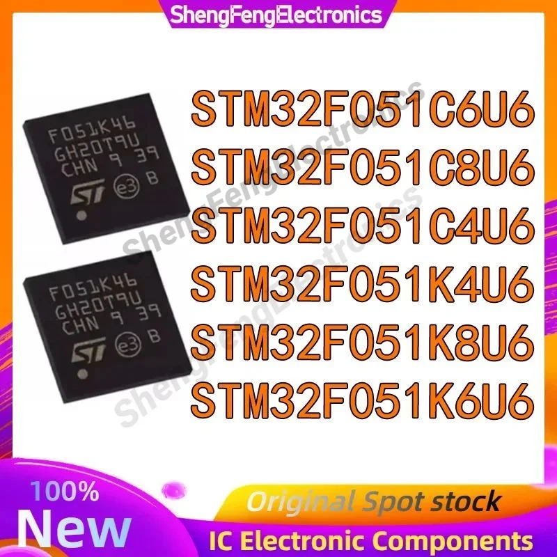 

STM32F051C4U6 STM32F051C6U6 STM32F051K8U6 STM32F051K6U6 STM32F051C8U6 STM32F051K4U6 STM32F051 STM32F STM32 STM IC MCU Chip QFN32