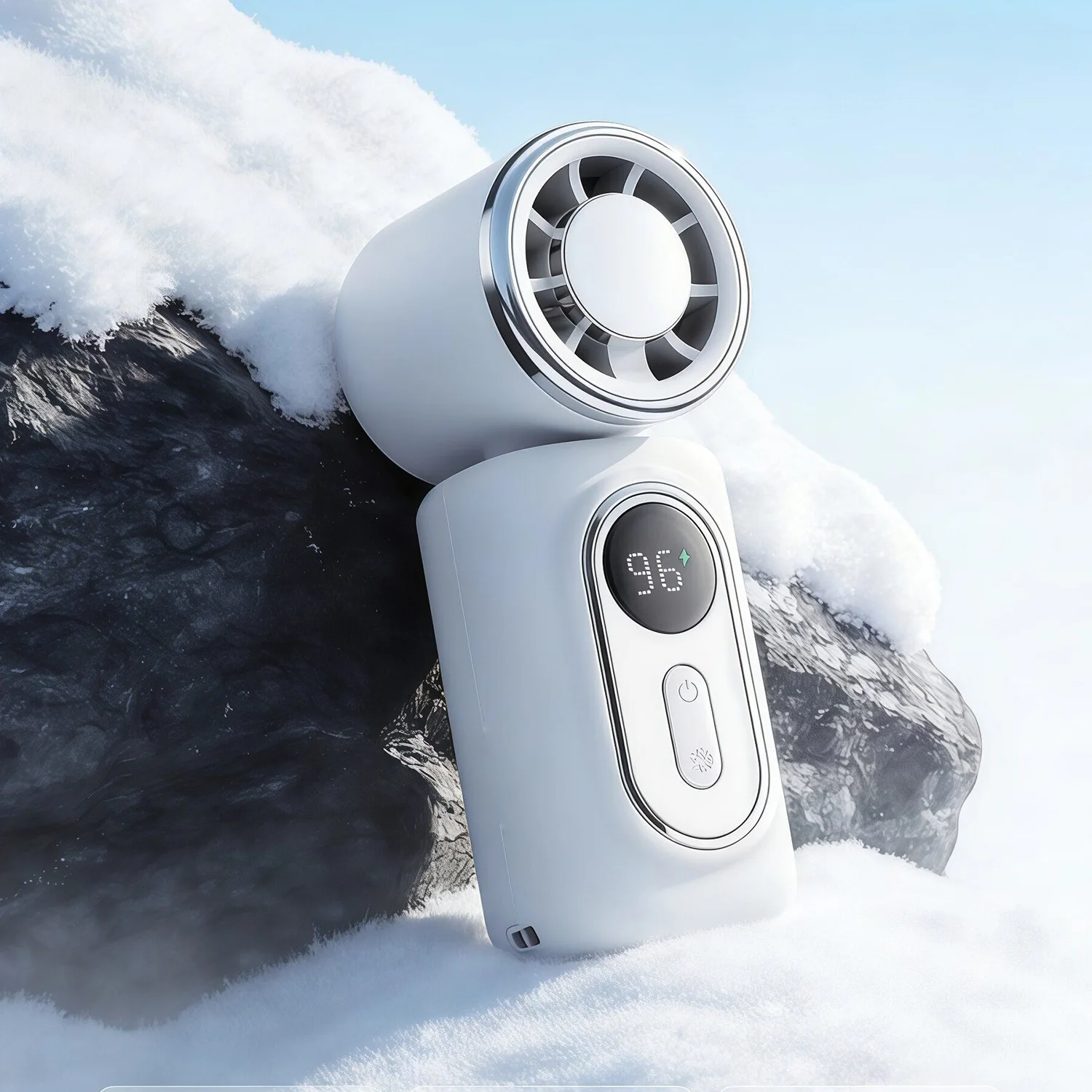 2026 Hot Portable Mini Fan Handheld Cooling Small Fan 5 Speed 3000mAh LED Display 180° Adjustable Clip USB Rechargeable Fans