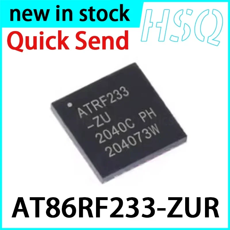 1PCS AT86RF233-ZUR ATRF233-ZU Encapsulated QFN-32 Wireless Transceiver Chip New Stock