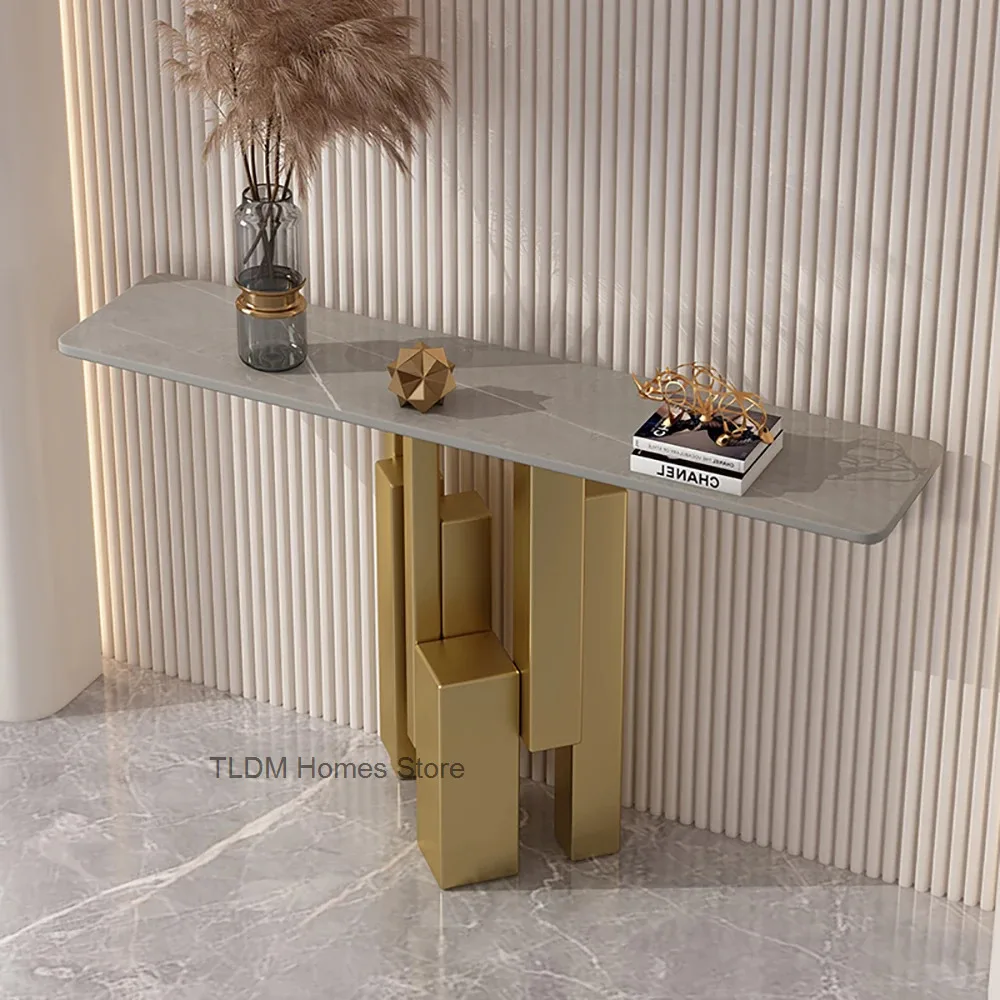 Design Beauty Hallway Table Modern Trendy Elegant Nordic Corner Table Delicacy Unique Tabel Console Hallway Table Furniture