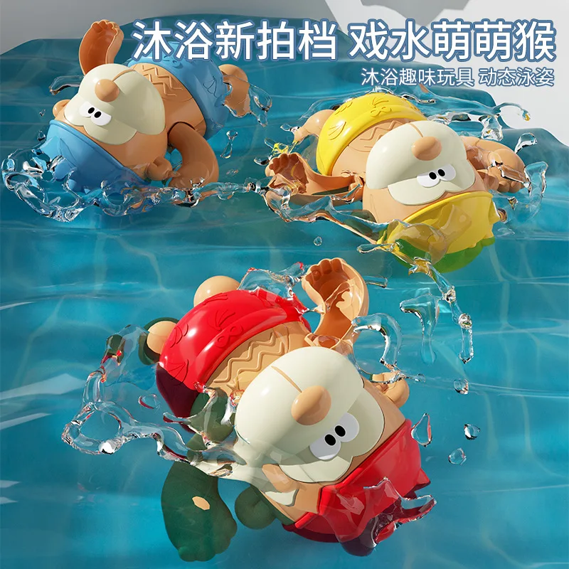 

Детские игрушки для игры в воду, милые обезьянки, летние ванночки, детские игрушки для игры в воду