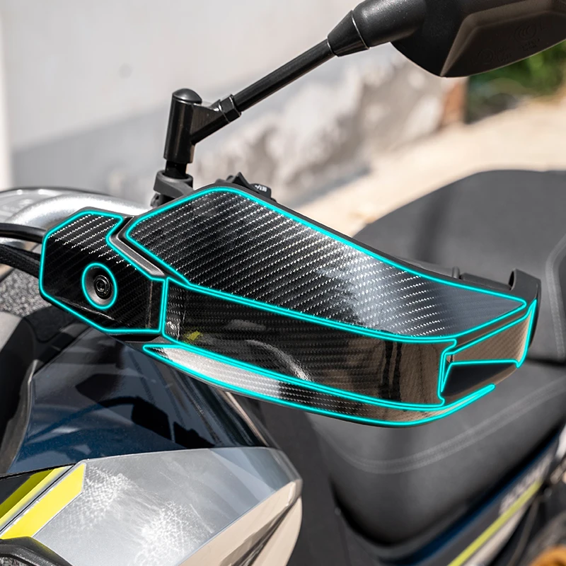 Use For CFMOTO 800MT Motorcycle Carbon Fiber Fairing Stickers Kits Of Bike Accessories Decoration Protection Decals Motor Refit