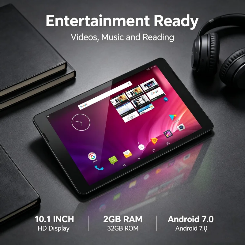 Q1 Android 7.0 MT8163 Processor 10.1 INCH 1.5 GHz 64-Bit P10 WIFI OM MT8163 1920 X 1200 Pixel Tablet PC 2GB RAM 32GB ROM