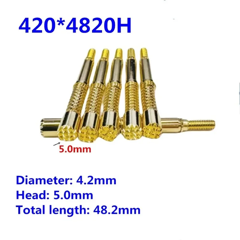 5PCS High Current Needle 420 * 4820H/A/D/E Threaded Spring Needle Outer Diameter 4.2mm Current 15A