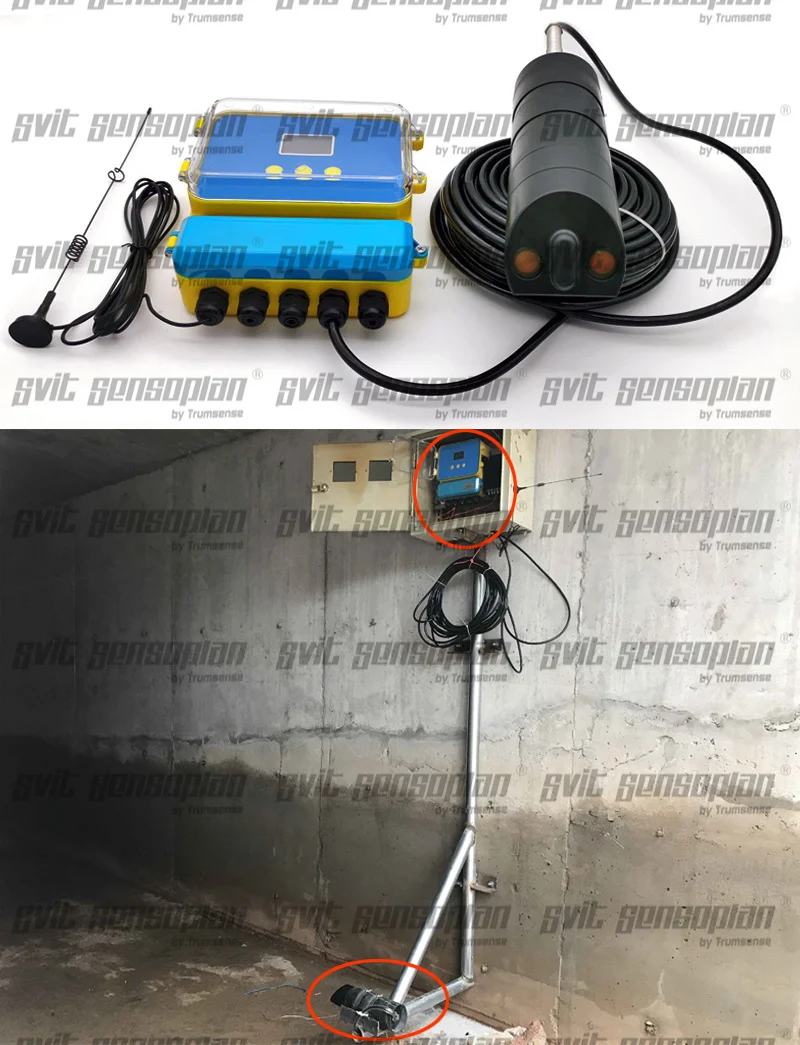 

Ultrasound Doppler Flowmeter to Measure Flow Velocity Instantaneous Flow Rate Cumulative Flow Amount Water Depth and Temperature