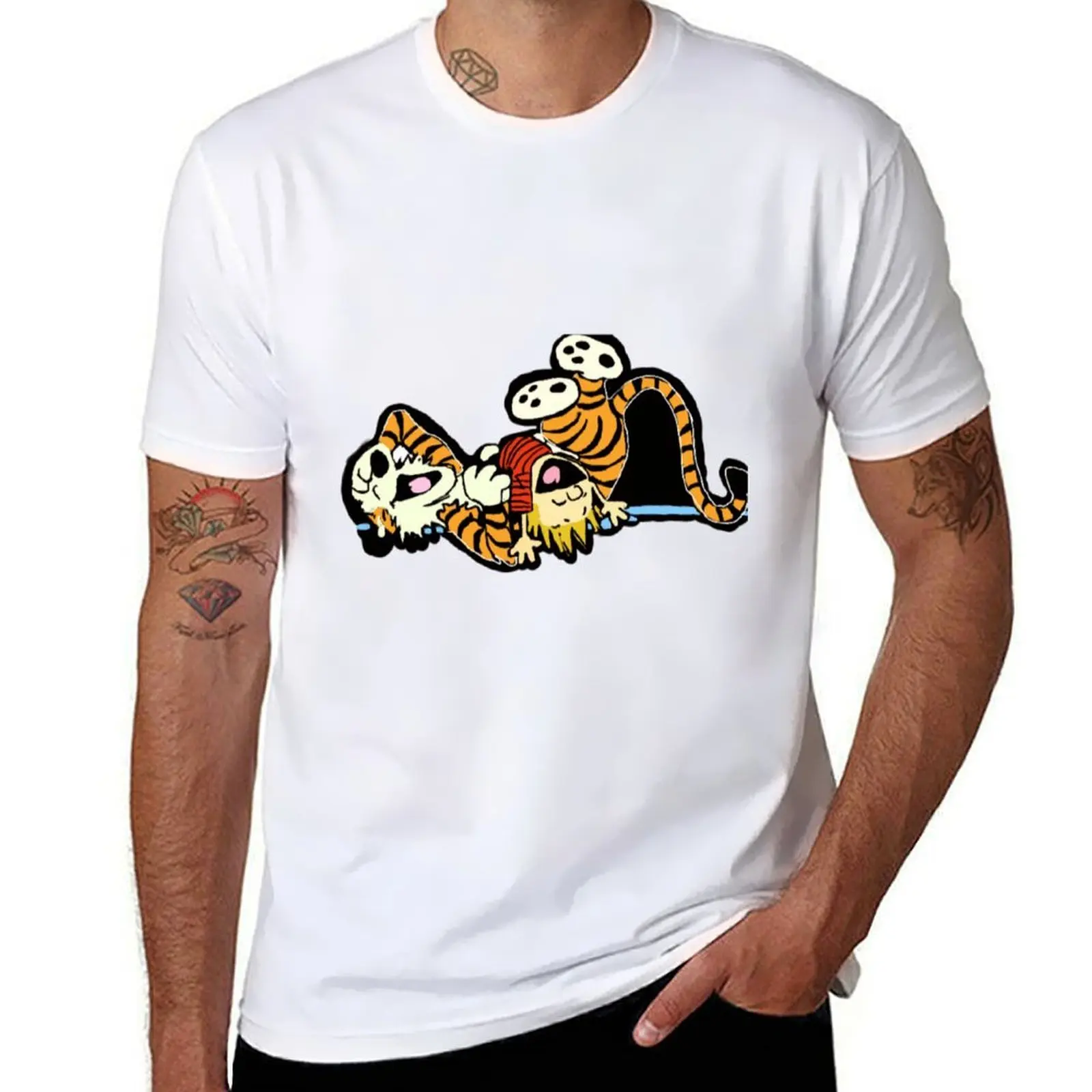 

Calvin and hobbs T-Shirt t shirts for man slim fit t shirt for man T-Shirt