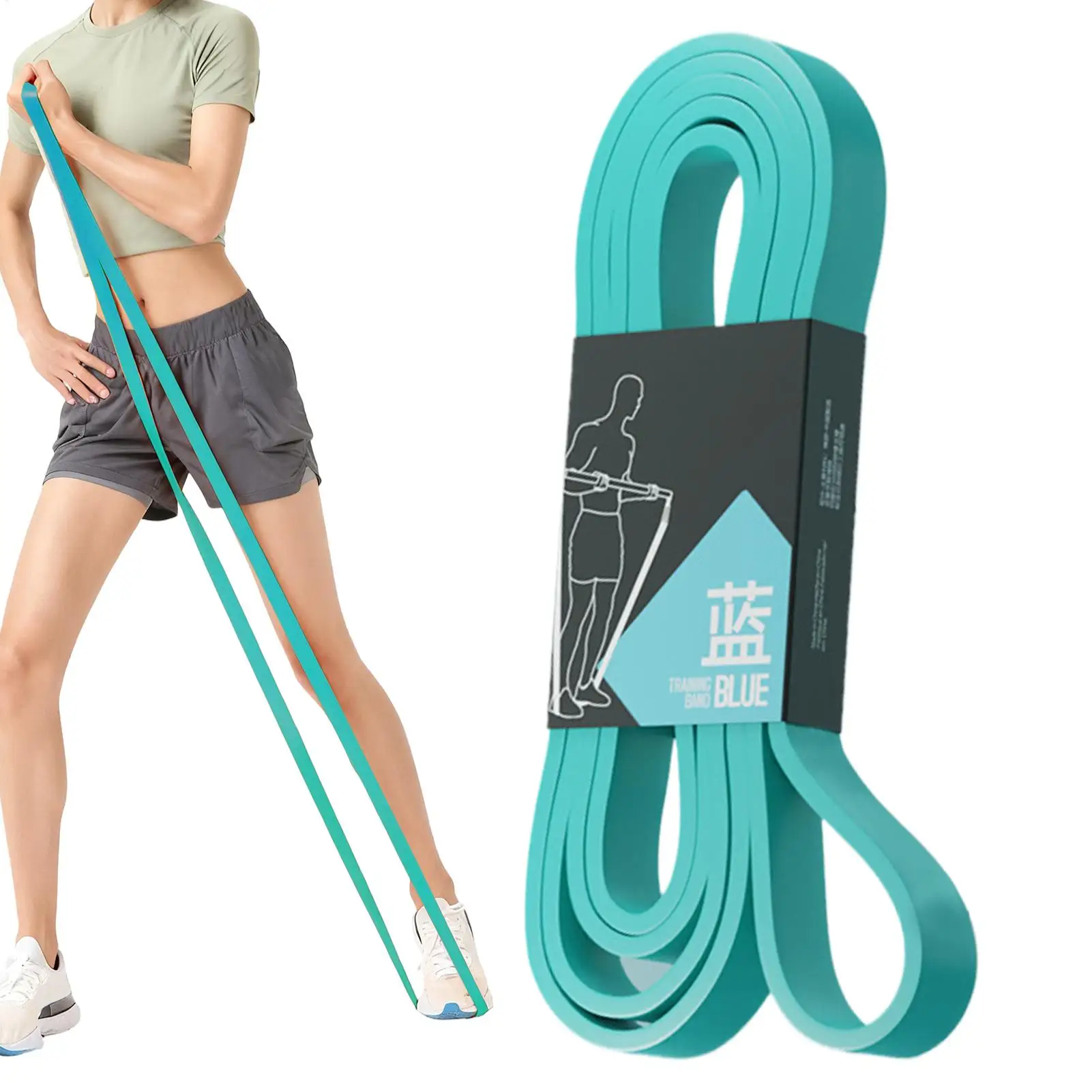 Dehnbarer Fitness-Gurt für Männer, Widerstandsband, Zugband für Krafttraining, Klimmzug-Assistenzband, Trainingsbänder für Frauen