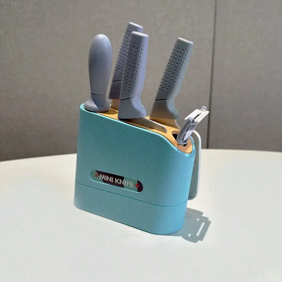 Kids' Pretend Play Kitchen Set Children's Cooking Accessories Role Play Kitchen Toys Cutting Tools for Children