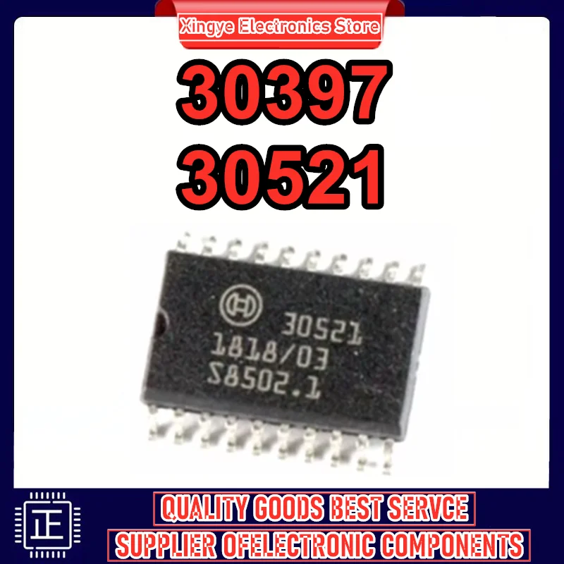 

5 шт. 100% новые оригинальные микросхемы 30521 30397 SOP-20 для платы ЭБУ двигателя Mercedes-Benz 272 273, чип драйвера зажигания