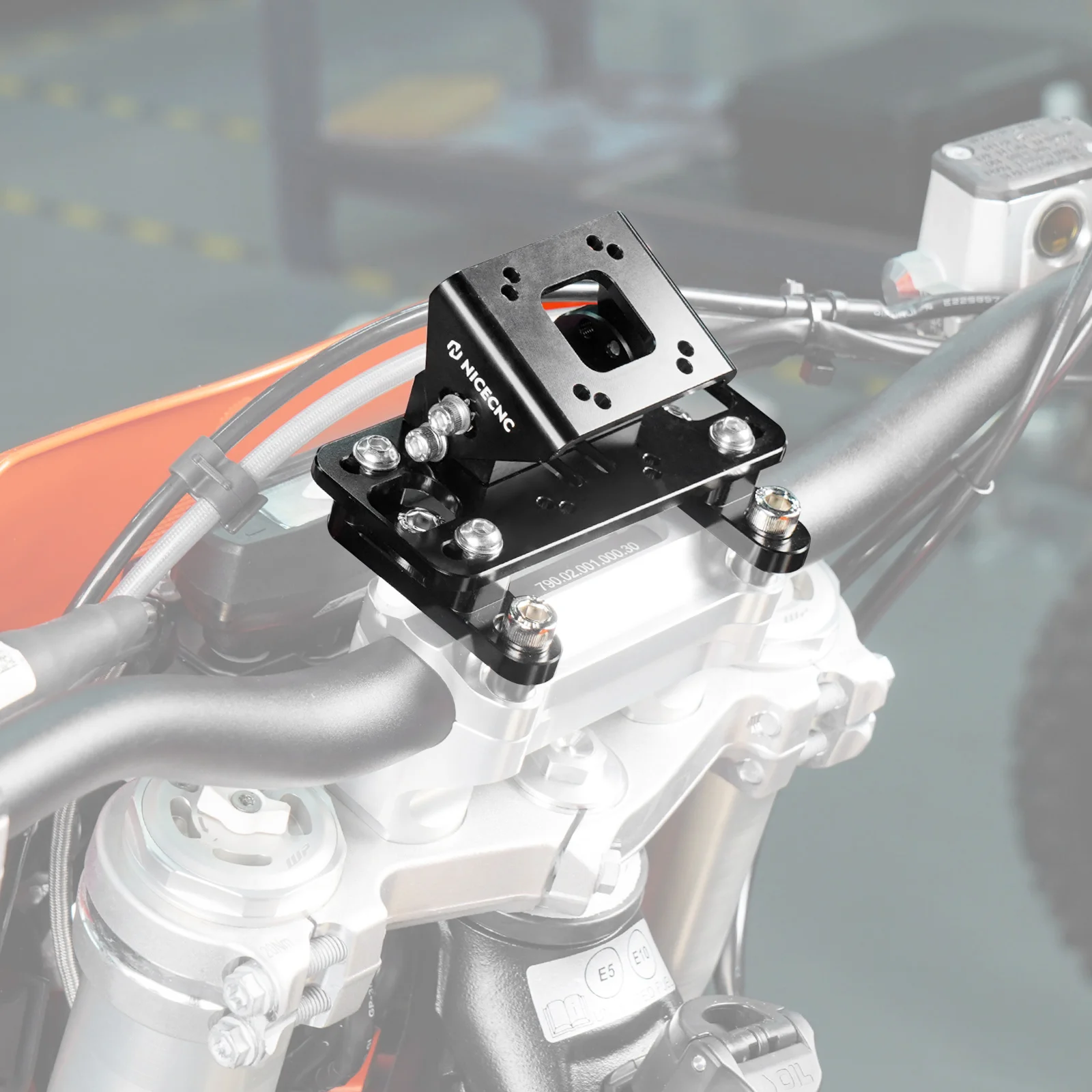 NICECNC Navigation GPS Bracket AMPS Mount For KTM EXC 300 Husaberg Husqvarna GasGas Sherco Beta Kawasaki Honda Yamaha Suzuki TM