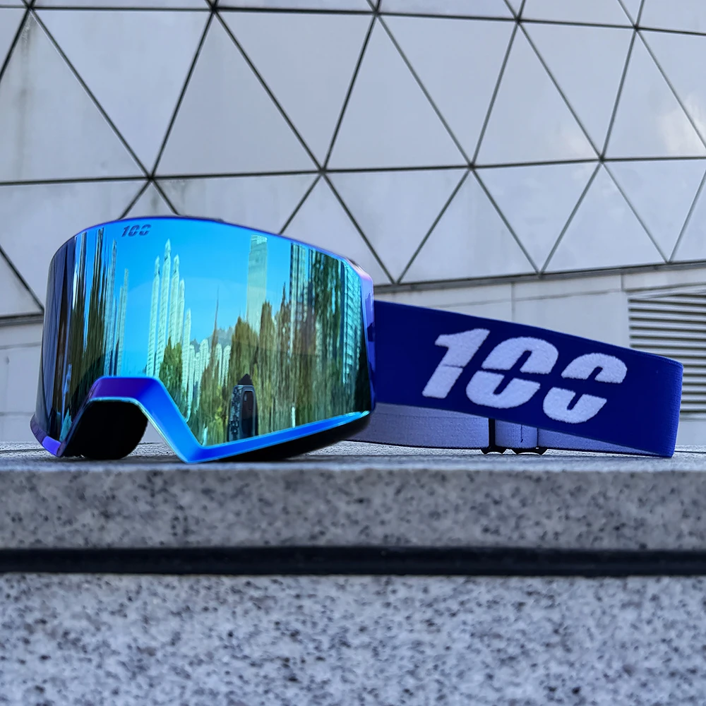 

Ski Goggles with Magnetic Double Layer Lens Magnet Skiing Anti-fog Snowboard Goggles Men Women Ski Glasses Eyewear more lens