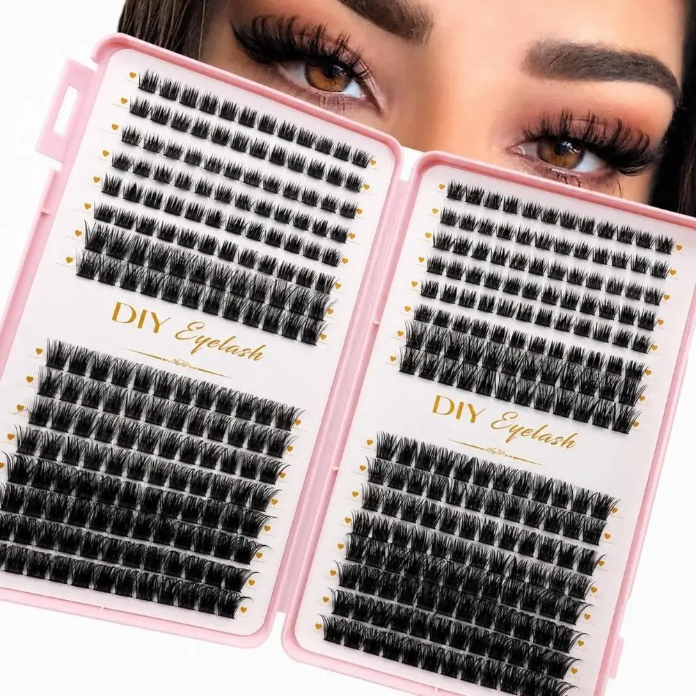 8-16mm Length Single Cluster False Eyelashes Curly and Thick Enlarge Eyes Fluffy Volume Lashes Various Styles
