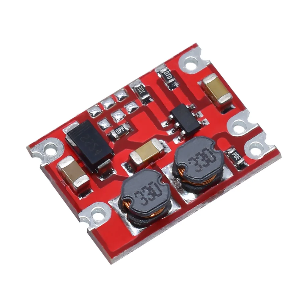 DC-DC Auto Buck-Boost Module 2.5V-15V to 3.3V 5V Fixed Output Compact Power Supply Board for Arduino Raspberry Pi IoT Projects