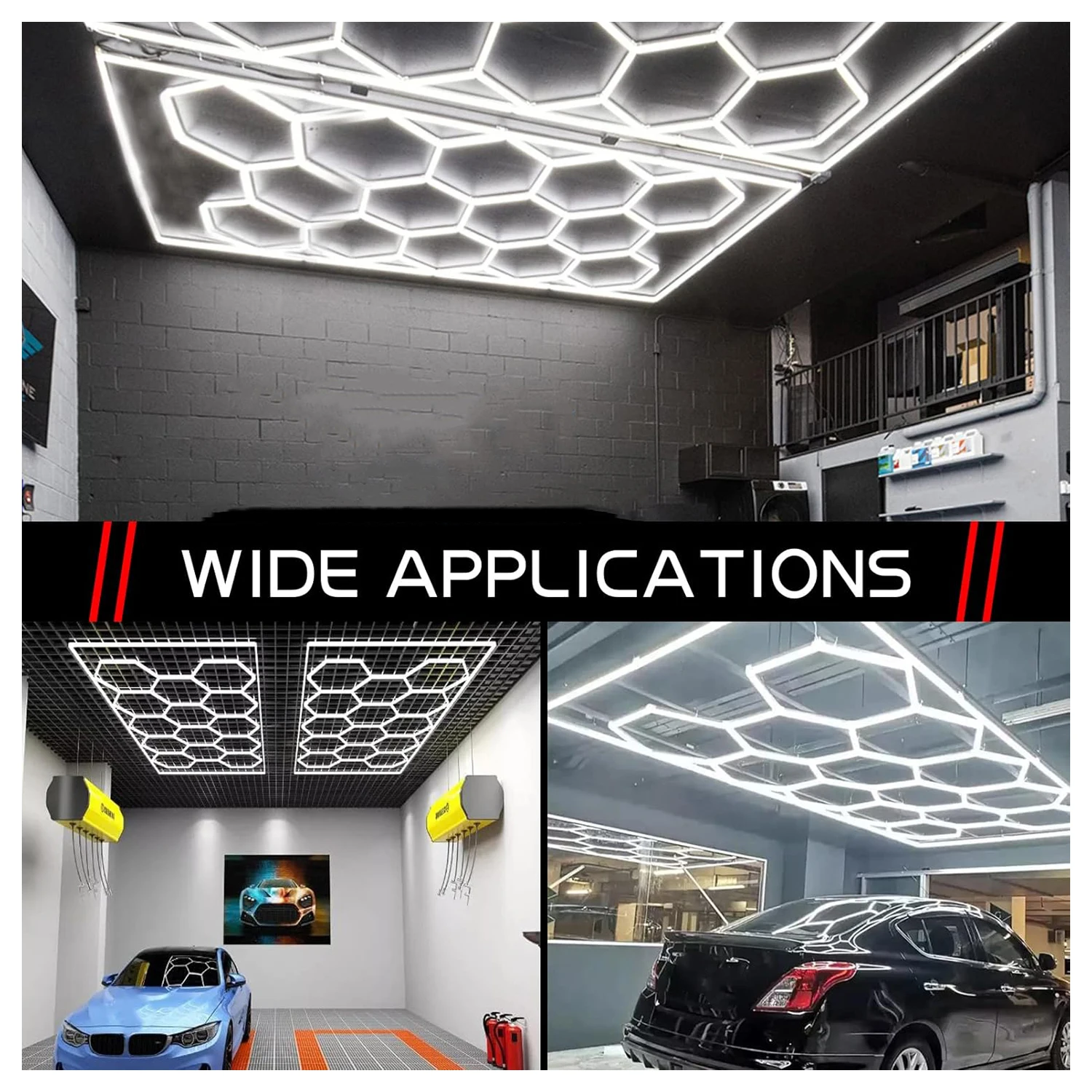 مصباح سقف LED عالي الجودة قابل للتخصيص لغسيل السيارات ورشة عمل صناعية لغرفة الرياضة الإلكترونية قاعة ألعاب الطرق والحدائق والفنادق #4