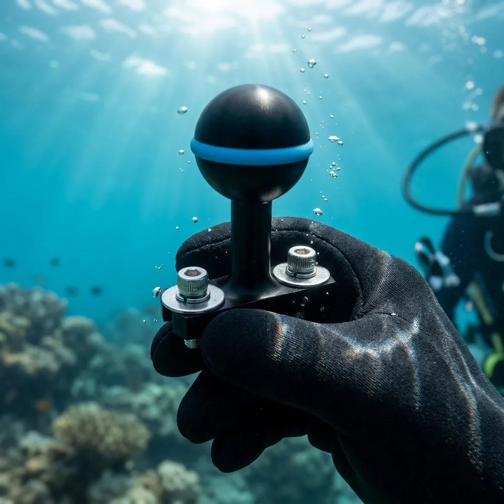 For Marine Exploration Black Scuba Diving Handle Camera Grip For Scuba Diving Underwater Light Diving Light Mount